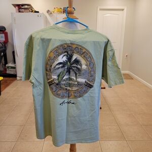 🏍EUC~HARLEY-DAVIDSON ARUBA TROPICAL TEE